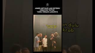 Serunya James Arthur ketemu creator Indonesia! #jamesarthur #creatorindonesia