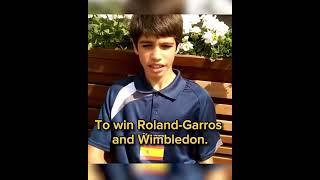  12-year-old Carlos Alcaraz had the vision of winning both Roland-Garros and Wimbledon (via Marca)