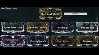 Warframe Paracesis Shreds Cleaving Whirlwind