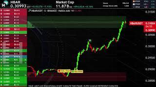 HBAR LIVE CHART ( 5 minute time frame ) Hedera Usdt