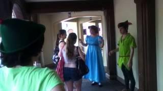 Waiting in line for Peter Pan