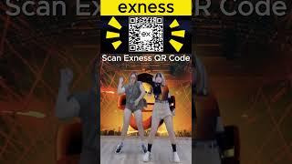 Start trading with Exness today! Quick and easy account opening guide - scan QR code#shorts