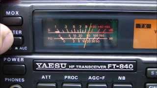 ALPHA TELECOM: YAESU FT-840 TROCA DO ENCODER e ALINHAMENTO COMPLETO