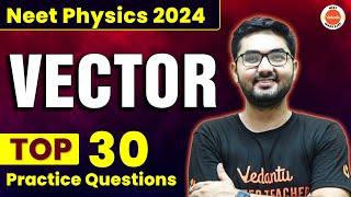 Top 30 Practice Questions From VECTORS | MUST WATCH for NEET 2024 | NEET Physics