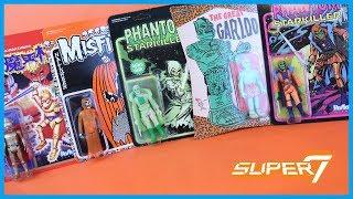 Super7 ReAction Figures PHANTOM STARKILLER, GREAT GARLOO & MISFITS FIEND Action Figure Toy Review