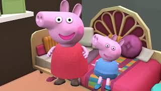 Peppa Pig Kidnapped, Scary Story of Peppa Pig UFO Alien  | Peppa Pig Funny Animation