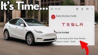 Invited to Try Tesla's DRIVERLESS Robotaxi!