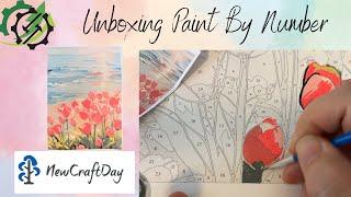 Unboxing and Testing a New Paint by Number from #newcraftday #paintbynumber #unboxing