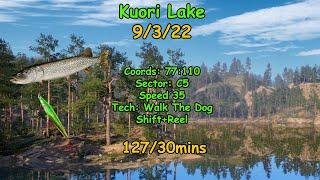 Russian fishing 4 active kuori pike spot - 9/3/22