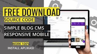 Simple Blog! Aplikasi Blog Codeigniter - Free Download Source Code