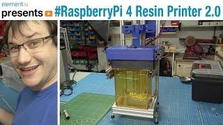 #RaspberryPi 4 Experimental Resin 3D Printer Updated!