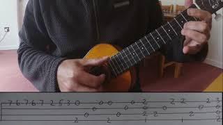 Fingerstyle Ukulele Tutorial Fur Elise with tabs