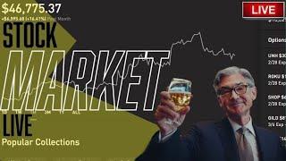 POWELL LIVE @ 9:20AM EST - Stock Market LIVE, Live Trading, Stocks To Buy NOW