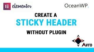 Create fixed header on scroll without any plugin in any theme