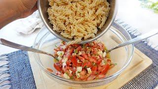 My Italian grandma always made this salad for me! Few ingredients, quick to make