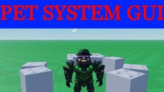 Create a Pet System GUI in Roblox