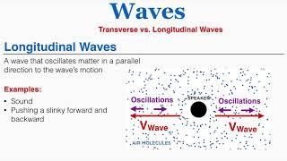 Waves: Basic Definition, Transverse vs. Longitudinal, Mechanical vs. Electromagnetic  - IB Physics
