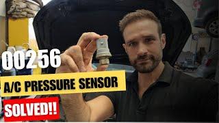 !! SOLVED !! Audi fault 00256 A/C pressure sensor AFTER replacement A4 A5 A6 Q3 Q5