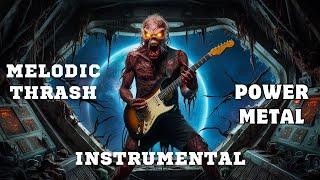 Ghost Spaceship: Melodic Thrash & Power Metal Mix | Instrumental