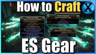 Path of Exile 2 - How to Craft Energy Shield Gear (Boots, Gloves, Helmet)