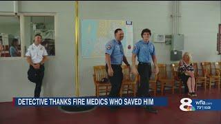 'I think of life so differently': Clearwater detective thanks fire medics who saved him