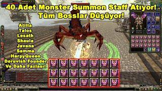 4Missandeii - 40 Adet Monster Summon Staff Atıyor! Tüm Bosslar Düşüyor! | Knight Online