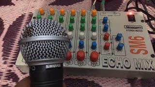 SM6 Echo Mixer Setting for Singer