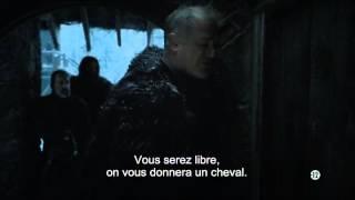 Game of Thrones - Davos Seaworth and Alliser Thorne negociate (VOSTFR)