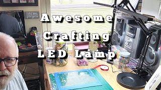 Amazing 2 In 1 LED Desk Lamp For Office Work Bench Or Crafting