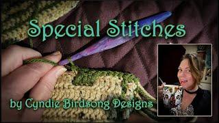 Cyndie Birdsong Designs - Special Stitch Examples in my mosaic patterns