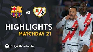 Highlights FC Barcelona vs Rayo Vallecano (0-1)