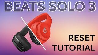 Beats By Dre SOLO3 Solo 3 Wireless Bluetooth Reset Reboot Repair Troubleshoot Headphones