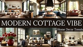 Modern Cottage Vibes: Blend Comfort with Contemporary Style