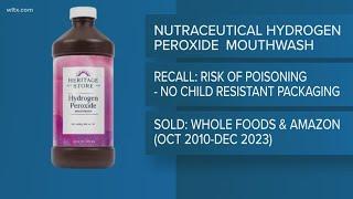 RECALL: Hydrogen peroxide mouthwash