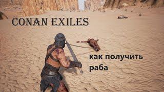 Conan Exiles (как получить раба)