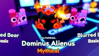 *MYTHICAL HATCH* Dominus Alienus Pet Simulator X Roblox