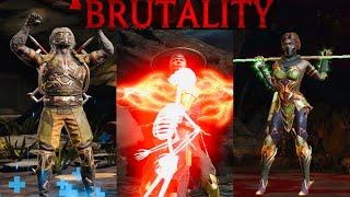 Mk11 Synergy Team Brutality/Brutal ending FW Gameplay | MK Mobile