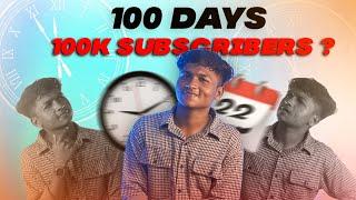 CAN I GET 100K SUBSCRIBERS IN 100 DAYS? | YouTube Growth Challenge! | Nithin FTS | #editing