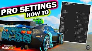 How To ADJUST PRO SETTINGS TO GO FASTER in The Crew Motorfest