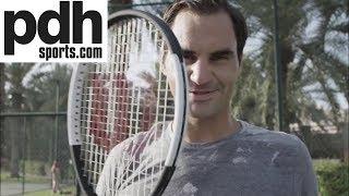 Roger Federer introduces the new Wilson Pro Staff RF97 tennis racket