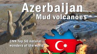 Azerbaijan. Mud volcanoes. Travels on two wheels.