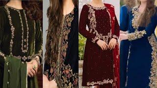 Elegant Velvet Dress Designs 2025|Velvet suit Designs|Velvet dress designs #velvetdressdesigns