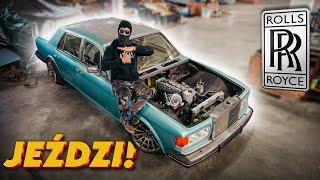 Projekt Rolls Royce do Driftu | Pierwsza jazda! Pierwsze upalanie