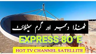 Cold December & Hot Satellite | Express 80°E | Hot Russian Channels | Dish Fitter