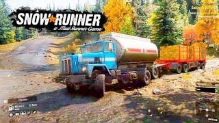 Mudrunner 2021 SSnowRunner Spintires bridge construction gameplay