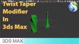 Twist Taper modifier 3Ds Max