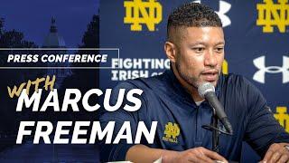 Notre Dame HC Marcus Freeman Post-USC