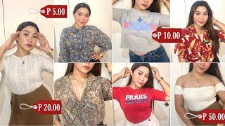 MY CHEAPEST UKAY-UKAY FINDS : P 50 BELOW | TIPS + TRY ON