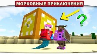 НАШЛИ ОГРОМНЫЙ ЛАКИ БЛОК!! 13 - Морковные приключения (Minecraft Let's Play)