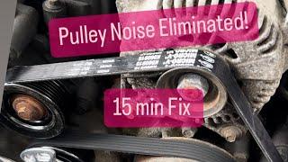 Mercury Grand Marquis/ Crown Victoria Pulley Noise fix. Idler pulley, tensioner pulley, and belt.